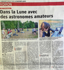 On the moon again, Coublevie, juillet 2022