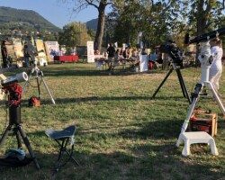 Observation du soleil au forum des associations de Coublevie, septembre 2023